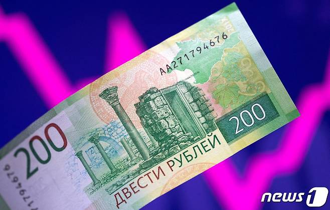 러시아 루블화 일러스트. © 로이터=뉴스1