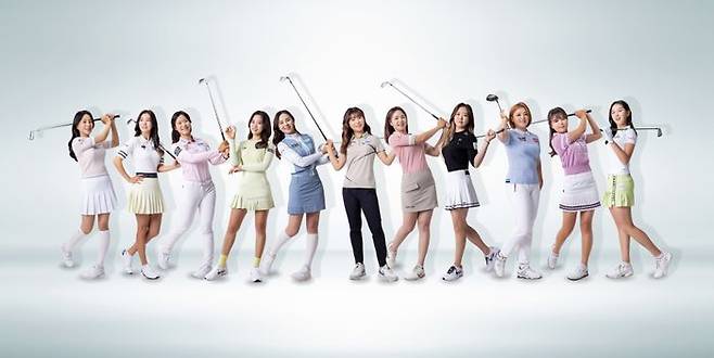 2022년 제14대 KLPGA 홍보모델. ⓒ KLPGA