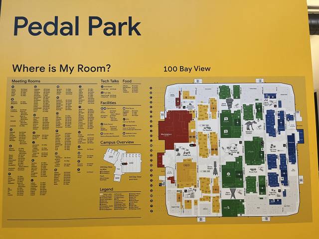 구글 100 베이뷰 내부 지도 /실리콘밸리=정혜진 특파원