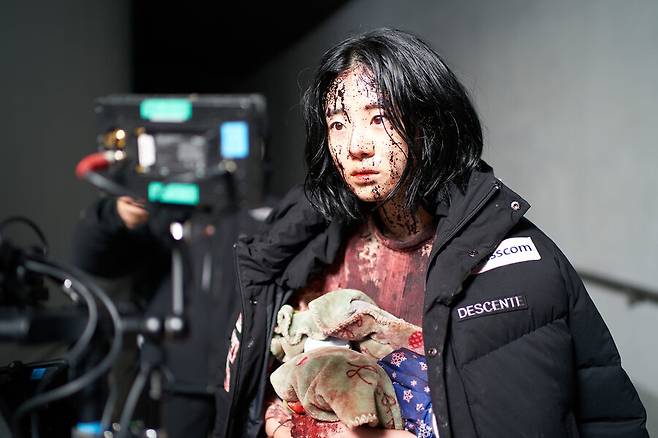 ▲ 영화 '마녀2' 비하인드 컷. 제공|NEW