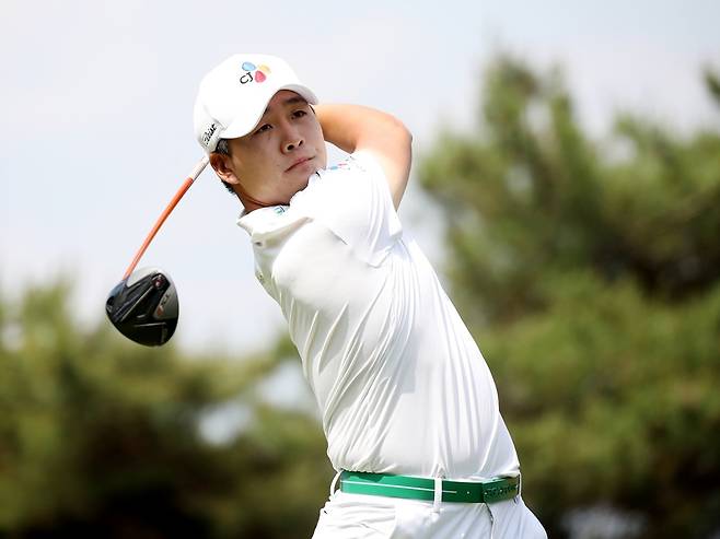 2주 연속 우승에 도전하는 김민규. [KPGA 제공. 재판매 및 DB 금지]