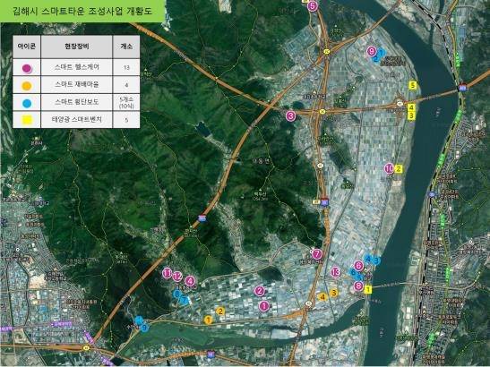 김해 대동면 스마트타운 조성사업 개황도 [김해시 제공. 재판매 및 DB 금지]