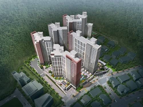 칠곡 왜관 월드메르디앙 웰리지 조감도. © 뉴스1