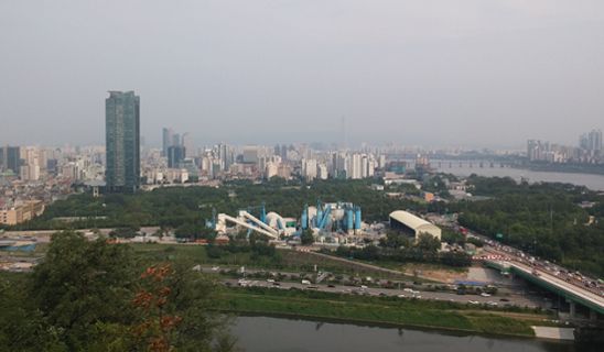 서울 성동구 성수동 삼표레미콘 공장 주변. /서울시 제공