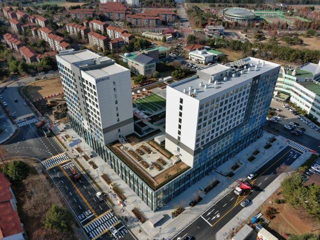 광양제철소 광양생활관 현장 전경