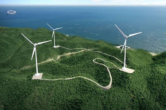 영덕 호지마을풍력 조감도/사진제공=코오롱글로벌