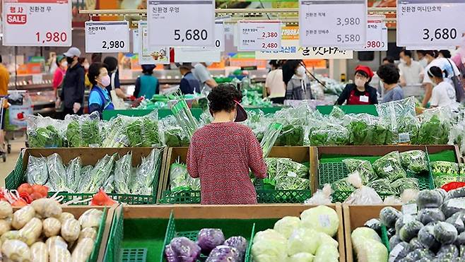 기대인플레 3.9%, 10년2개월래 최고…한달새 0.6%p↑'역대 최대' [연합뉴스 자료사진]