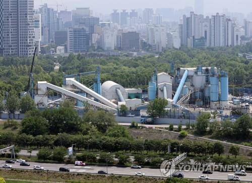 서울 삼표레미콘 공장  [연합뉴스 자료사진]