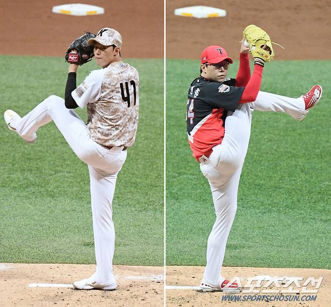 29일 고척스카이돔에서 열린 KIA 타이거즈와 키움 히어로즈 경기. 키움 안우진과 KIA 양현종이 명품 투수전을 펼쳤다. 고척=정재근 기자 cjg@sportschosun.com/2022.6.29/