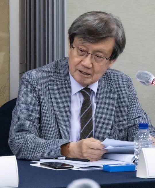 니어재단 창립 15주년 기념 세미나, 이태진 서울대 명예교수. 박동욱기자 fufus@