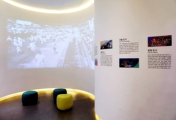 용산역사박물관 내부 전시.