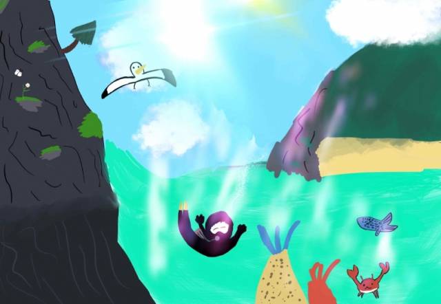 초등학교 저학년부 대상 '해녀와 바다' 지축초등학교 조재희(9)