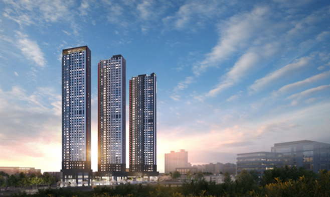 달서 롯데캐슬 센트럴스카이 투시도 [사진 = 롯데건설]