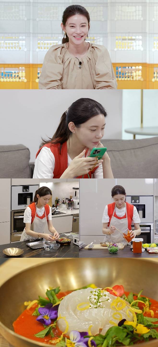 ‘편스토랑’ 차예련이 시어머니를 위한 특별한 음식을 준비한다.사진=KBS 제공