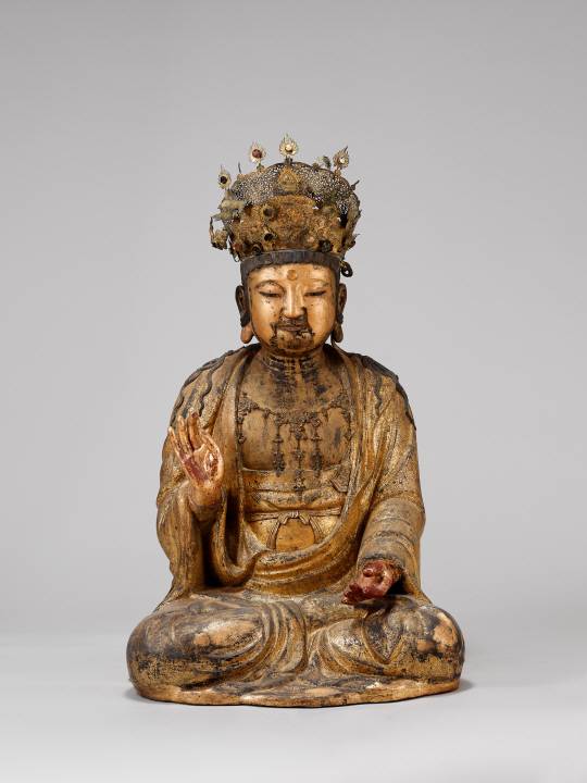 4. 건칠보살좌상-정면 : 건칠보살좌상.