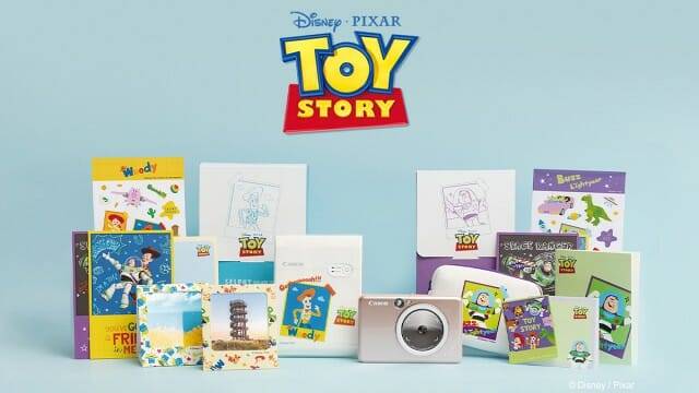 캐논코리아가 1일 토이스토리 캐릭터 디자인을 적용한 패키지를 출시했다. (사진=캐논코리아)