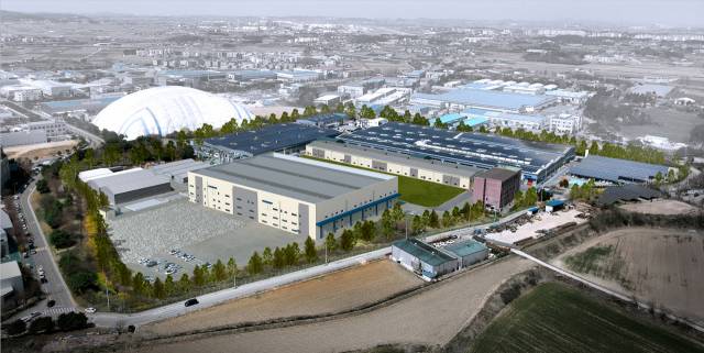 동원시스템즈의 충남 아산시 이차전지원형캔사업장 조감도. 사진 제공=동원시스템즈