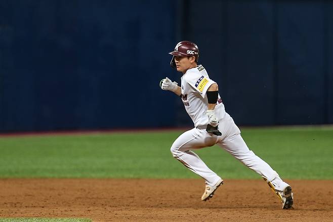 역전 3루타를 날린 김준완 [키움 히어로즈 제공. 재판매 및 DB금지]