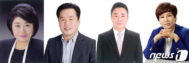 강혜순, 김도운, 이정훈, 박인서 의원(왼쪽부터)© 뉴스1