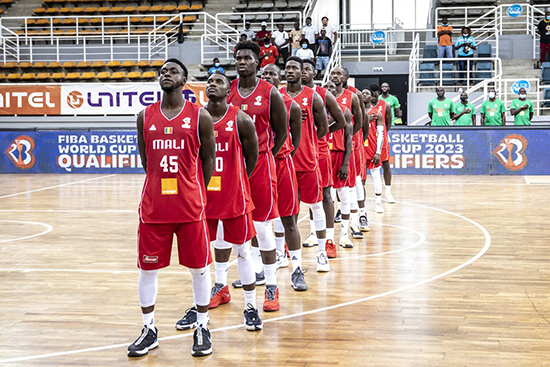 말리 농구 선수단이 말리농구협회의 수당 미지급에 반발, 2023 FIBA 농구월드컵 아프리카 예선 우간다전에 보이콧하며 몰수패를 당했다. 사진=FIBA 제공
