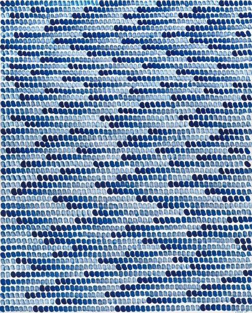 이우환 '점으로부터' 1982, 227×182cm [서울옥션 제공. 재판매 및 DB 금지]