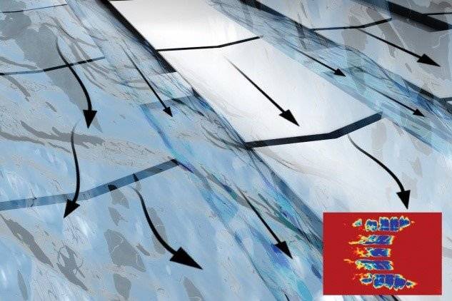 타이어 홈 깊이가 1.6mm 이상인 타이어는 배수가 양호하다. 반면 홈 깊이가 1.6mm 이하인 타이어는 수막현상이 발생한다. [사진 한국타이어]