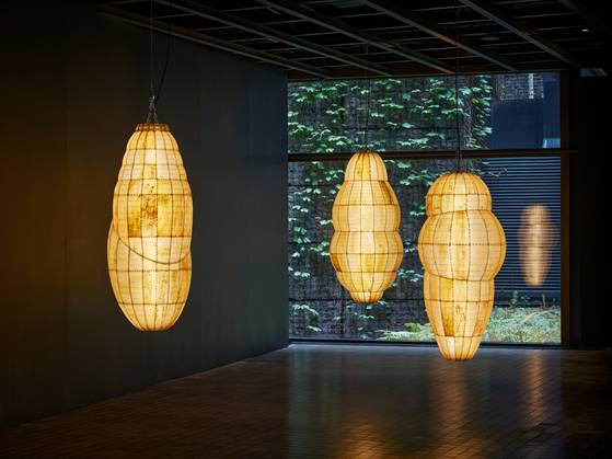 서울 리움미술관에 소장된 아니카 이의 고치 형태 작품. [사진 문소영]