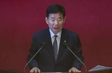 당선 인사하는 김진표 국회의장. 사진=연합뉴스