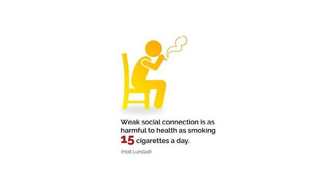 약한 사회적 연결은 하루에 담배를 15개비 피는 것만큼 해롭다, 출처=조 콕스 고독문제대책위 보고서