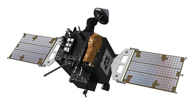 달 궤도선 다누리 형상. / 사진제공=한국항공우주연구원