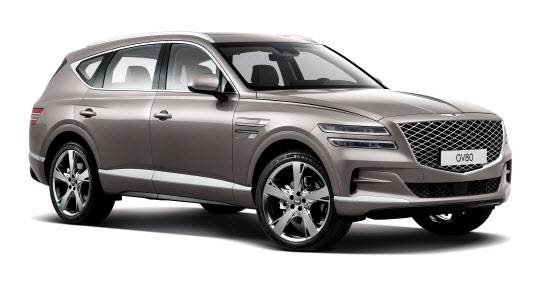 제네시스의 준대형 SUV GV80. (사진=제네시스 제공)