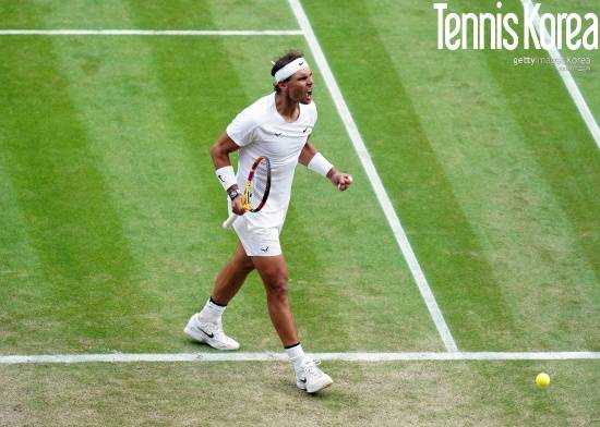 3연속 윔블던 준결승에 오른 라파엘 나달