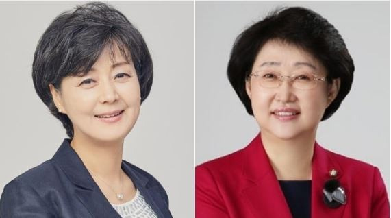 박순애 사회부총리 겸 교육부 장관-김승희 전 보건복지부 장관 후보자 / 사진= 연합뉴스