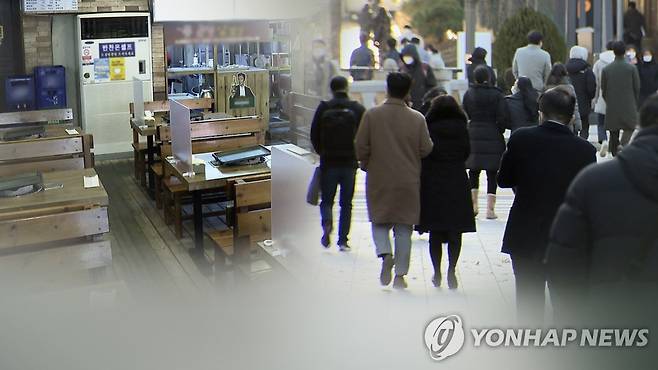 거리두기 (CG) [연합뉴스TV 제공]