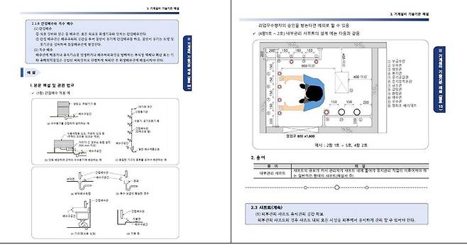 기계설비 기술기준 매뉴얼 예시 [국토교통부 제공, 재판매 및 DB 금지]