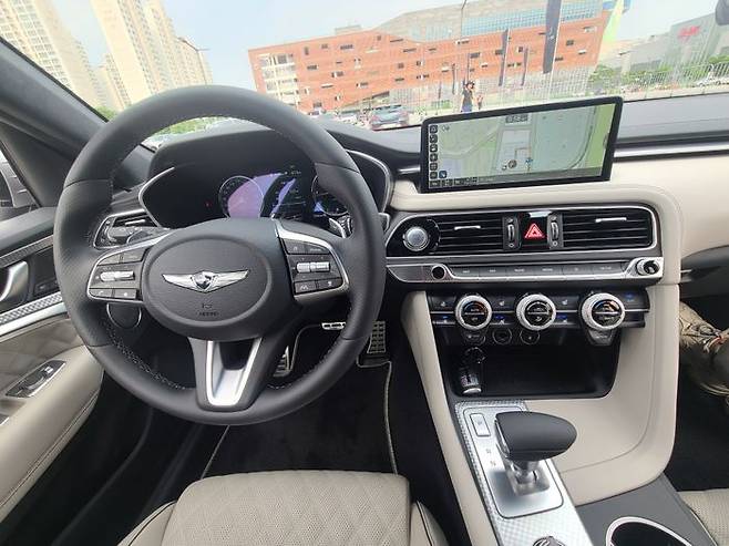 G70 슈팅브레이크 인테리어 ⓒ데일리안 이슬기 기자