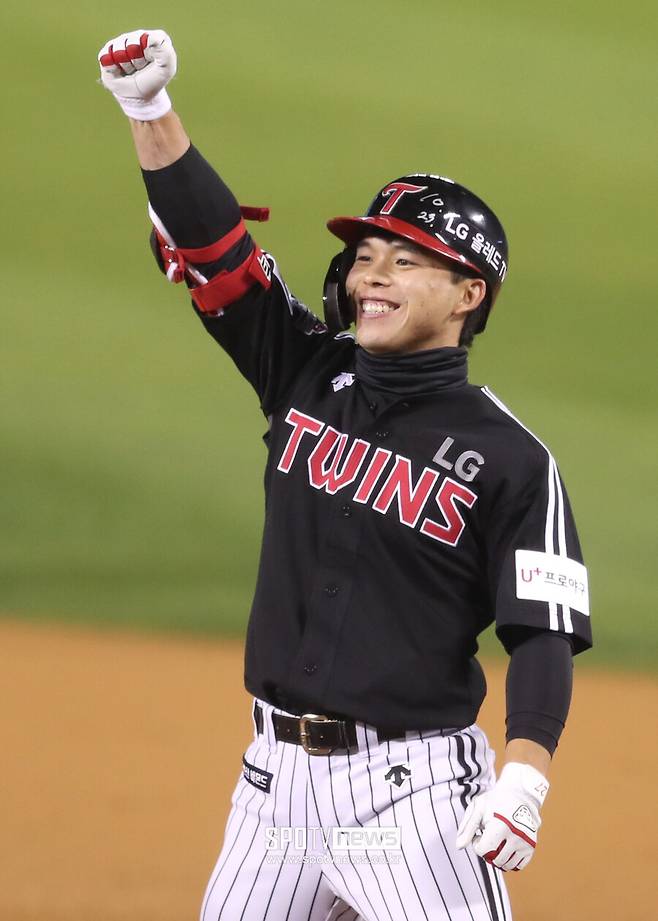 ▲ 올 시즌 뛰어난 타격을 선보이고 있는 LG 문성주 ⓒ곽혜미 기자