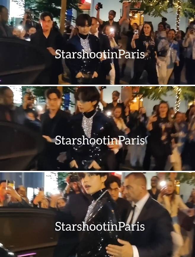 파리 놀라게 한 방탄소년단 뷔의 '무보정 클로즈업' 미모