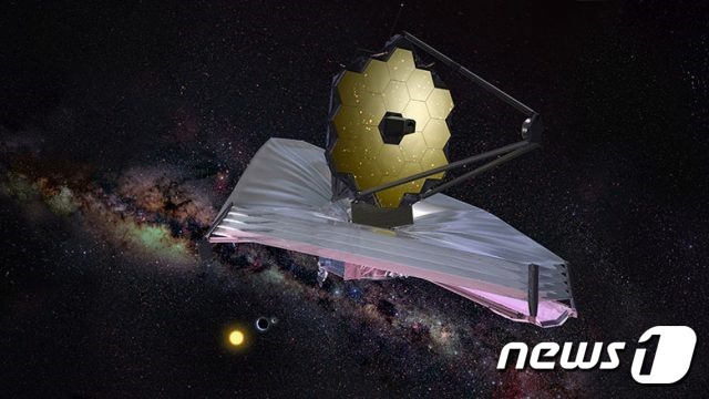 과학기술정보통신부는 제임스웹 우주망원경(JWST)이 오는 24일 오후 9시20분(한국시간) 남미 프랑스령인 프렌치기아나에서 발사될 예정이라고 22일 밝혔다.(과기정통부 제공) / 뉴스1