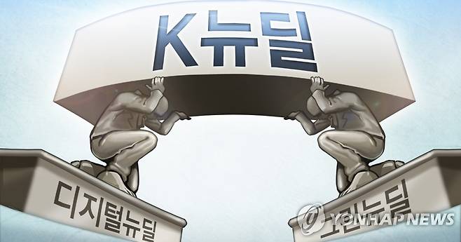 한국판 뉴딜 (PG) [장현경 제작] 일러스트