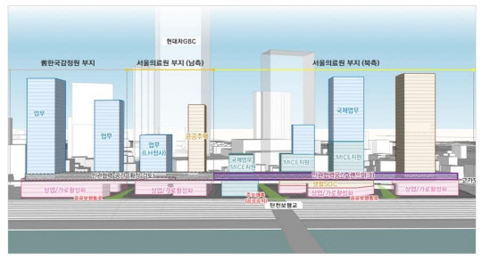 옛 서울의료원 부지 개발 배치도(안) <사진=서울시>