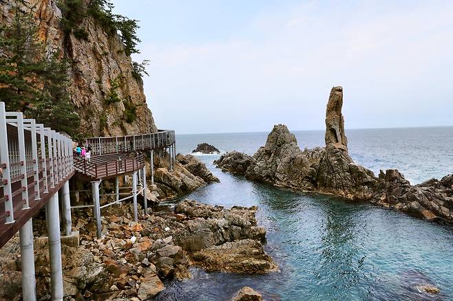 초곡 용굴촛대바위길[사진/조보희 기자]