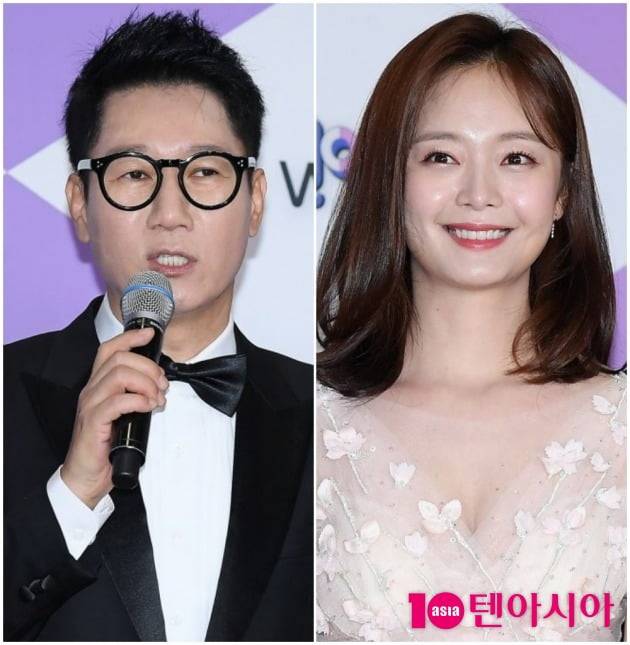 방송인 지석진, 배우 전소민./사진=텐아시아 DB