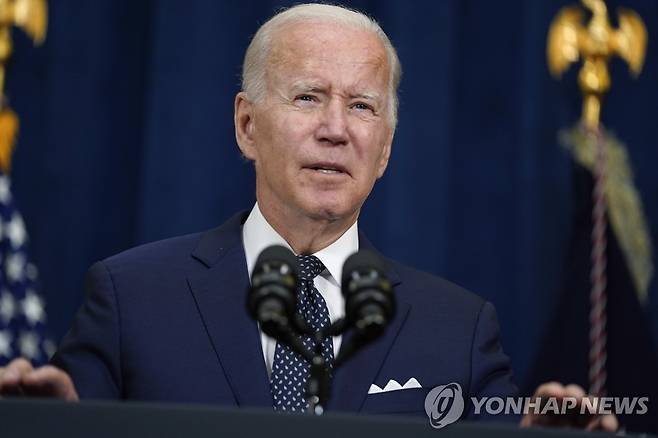 조 바이든 미국 대통령 [AP 연합뉴스 자료사진. 재판매 및 DB 금지]