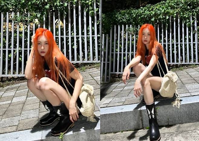 Singer Sunmi boasted an extraordinary force.Sunmi posted a photo on his Instagram page on July 18 without any other writing.In the photo, Sunmi is posing in the street late in the day, boasting an orange hairstyle and an idol force with an unusual intense eye.Sunmi also wears short pants and boasts a slender Sunmi.Meanwhile, Sunmi, who debuted as Wonder Girls in 2007, actively performed as a solo singer through hits such as Full Moon, 24 Hours Lack, Gashina, and Vorrette Night after the group was disbanded.Sunmi released its new digital single, Heart Burn, on June 29.Rise is a song that solves the various feelings of love that are hot and faint, and on the other hand, when it is over, with sensual city pop.