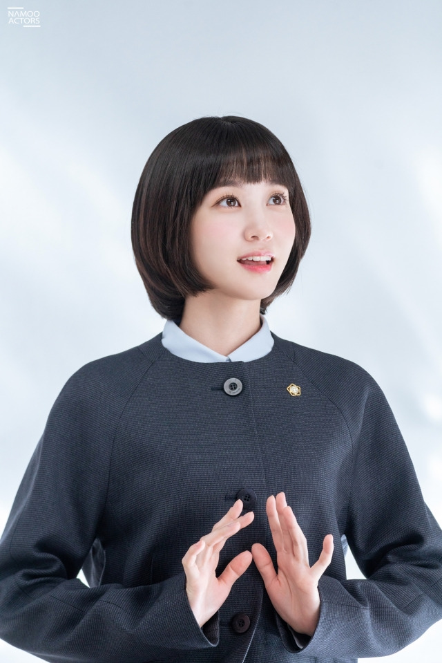 '이상한 변호사 우영우' 주연 박은빈 배우의 포스터 비하인드. 나무엑터스 제공