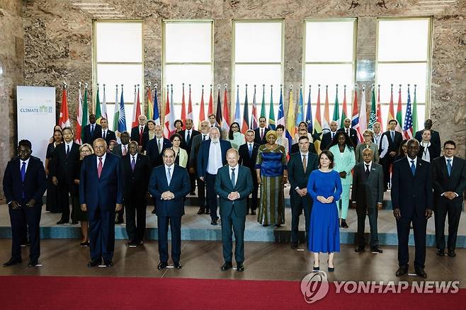 페터스베르크 기후회담 [EPA 연합뉴스 자료사진. 재판매 및 DB 금지]