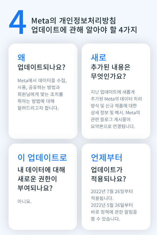 메타 공식 뉴스룸 갈무리