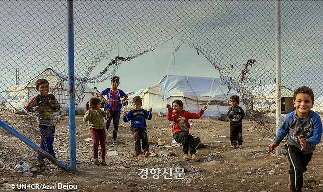 시리아 북동부 하사카주의 알홀 캠프. | 유엔난민기구(UNHCR) 보고서 캡쳐