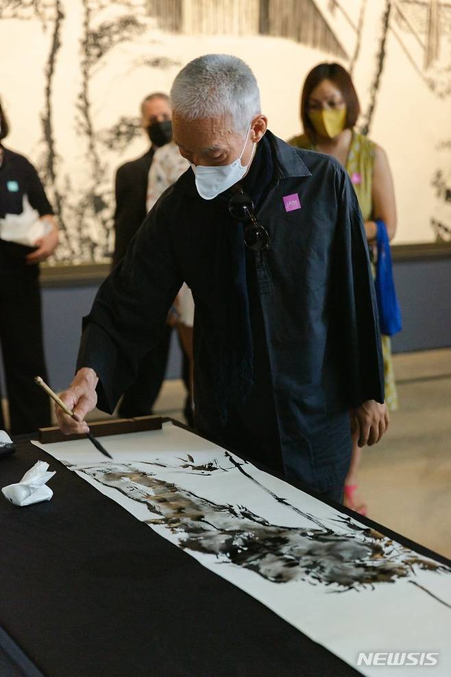 [서울=뉴시스]박대성 화백. Photographed by Rowa Lee